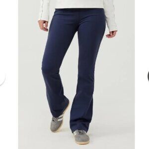 Outdoor Voices Frostknit Flare Pant in Blue, XS
